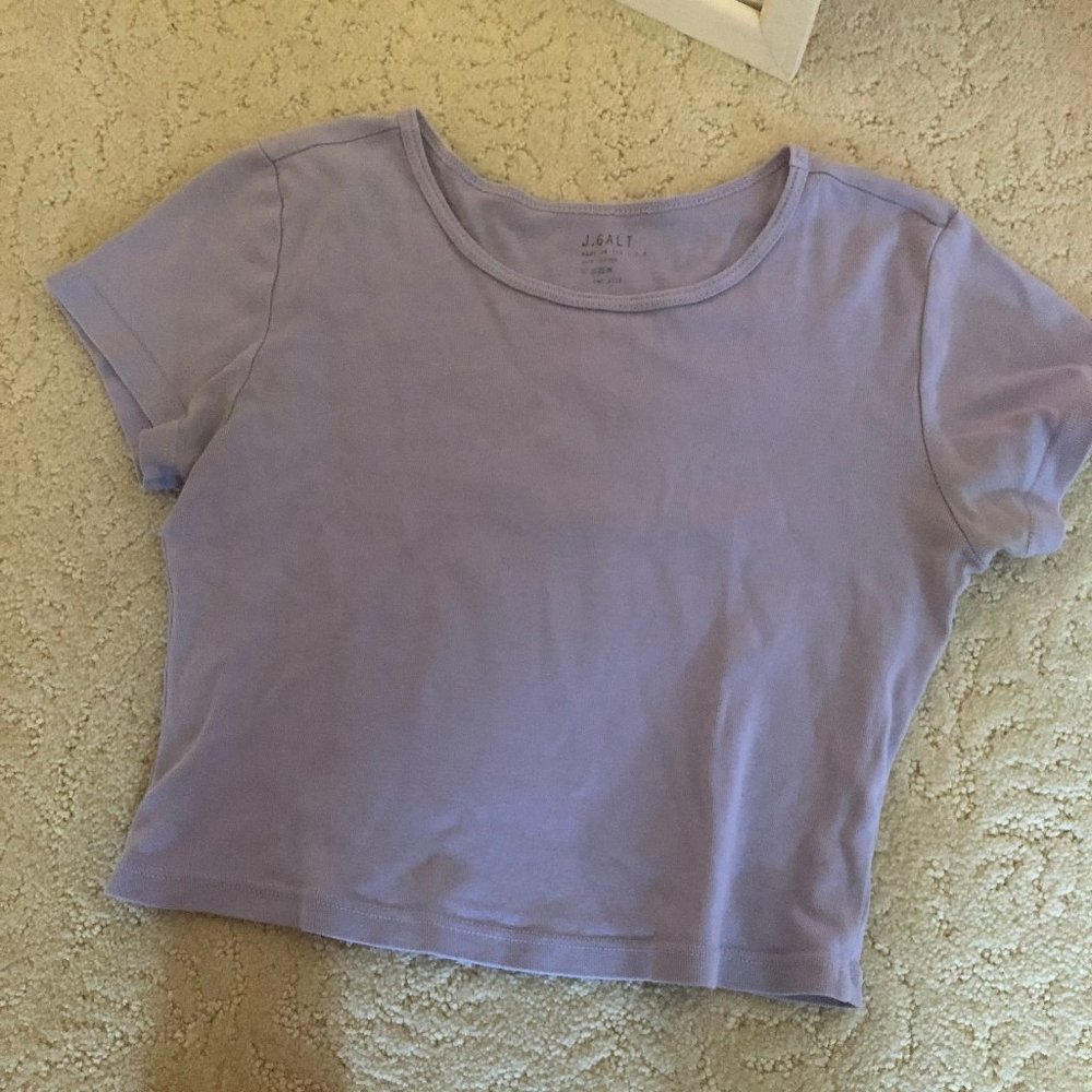 Baby Blue Cropped Top